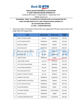 disini - Bank BTN