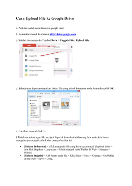 Cara Upload File ke Google Drive
