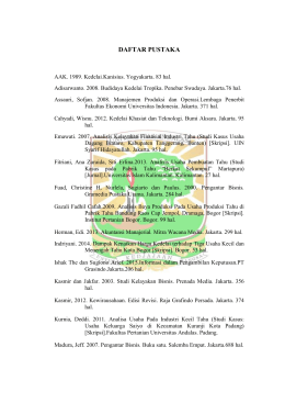 daftar pustaka - eSkripsi Universitas Andalas