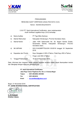 - Sarbi International Certification