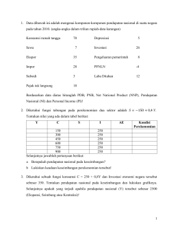 1 1. Data dibawah ini adalah mengenai komponen