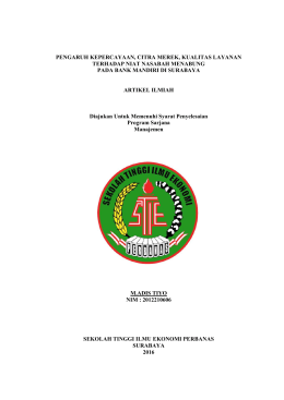 - STIE Perbanas Surabaya