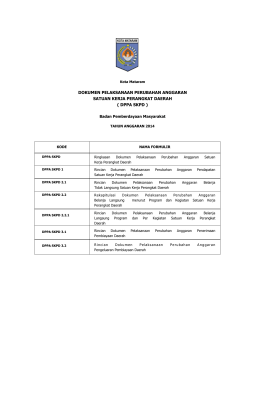 DOKUMEN PELAKSANAAN PERUBAHAN