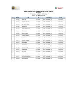 JADWAL TES BAHASA INGGRIS DAN TES BIDANG STUDI_ D3_JKT