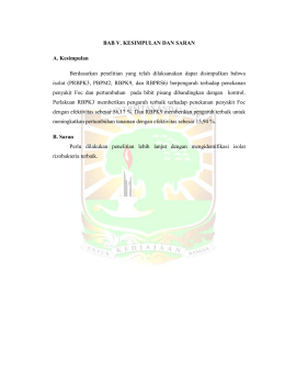 BAB V. KESIMPULAN DAN SARAN A. Kesimpulan Berdasarkan