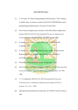DAFTAR PUSTAKA [1] A. El Faruqi, “PT Semen Padang Bangun