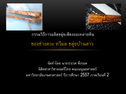 ของช่างตวง ทวีผล ขลุ่ยบ้านลาว