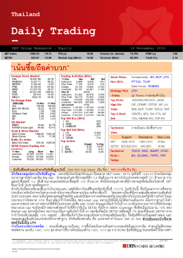 Daily Trading Focus