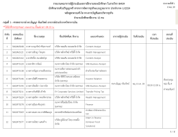 รายนามคณาจารย์ผู้ประเมินผลการฝึกงานของนักศ