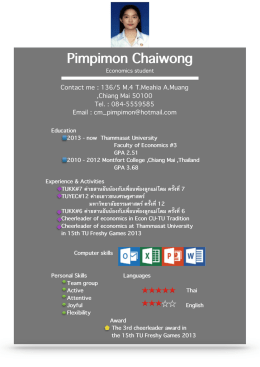 Pimpimon Chaiwong