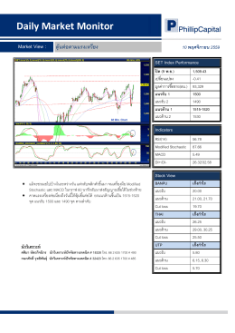 Daily Market Monitor