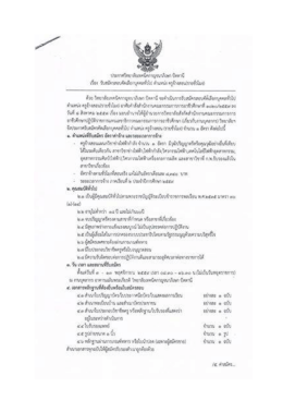 ประกาศรับสมัครคัดเลือกบุคคลทั่วไป ตำแหน่งครูจ้างสอน(รายชั่วโมง)