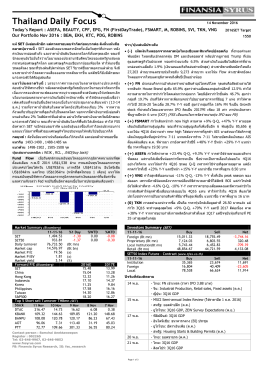 Thailand Daily Focus
