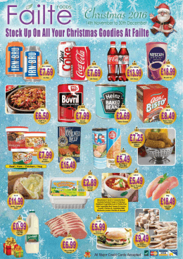 Page 1 FOODS, Sเ0cilli 0n Allไ0แ6hristmasผิ00iliองแtfait6***** FFFF