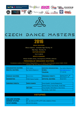 vstupn&eacute; - Czech Dance Organization