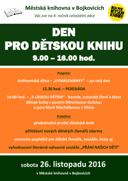 den pro dětskou knihu