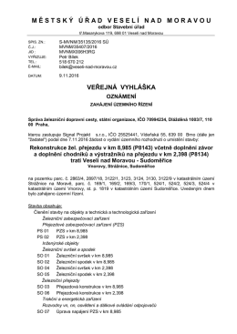 Veřejná vyhláška