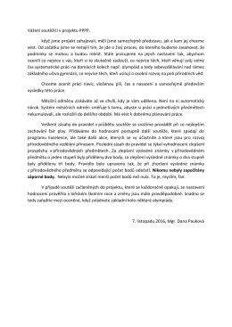 změně v projektu PPPP