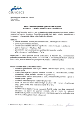 zde ke stažení - Město Černošice