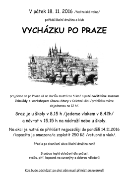 Vycházka po Praze