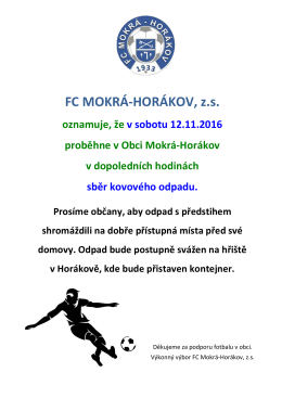 FC MOKR&Aacute;-HOR&Aacute;KOV, z.s.