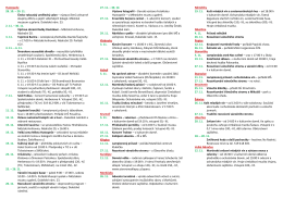 Leták akcí - listopad 2016