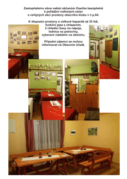 Obecn&iacute;ho klubu