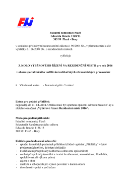 Fakultn&iacute; nemocnice Plzeň,