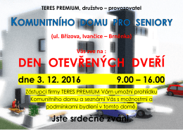 den otevřen&yacute;ch dveř&iacute;