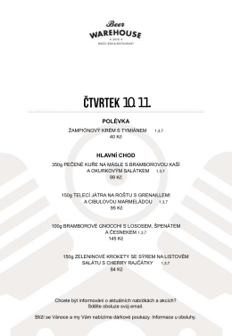 poledni menu