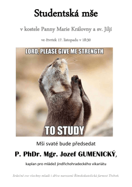 v kostele Panny Marie Kr&aacute;lovny a sv. Jilj&iacute;