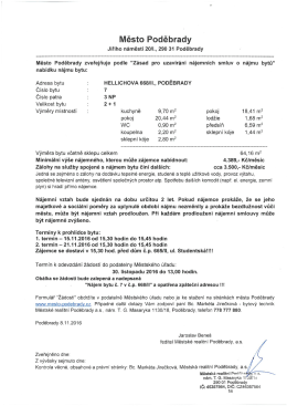 Poděbrady, Hellichova 668/II, byt č. 7