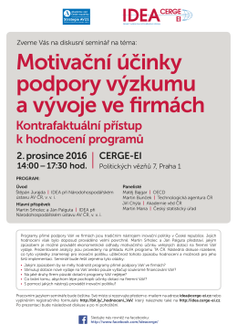 zde - IDEA - cerge-ei