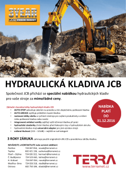 hydraulická kladiva jcb