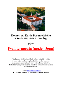 Fyzioterapeuta (muže i ženu)