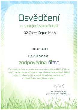Zodpovědn&aacute; firma