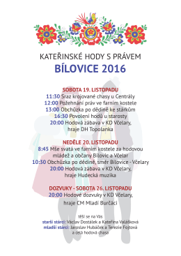 BÍLOVICE 2016