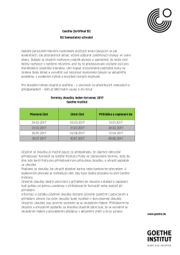 Goethe-Zertifikat B2  - Goethe