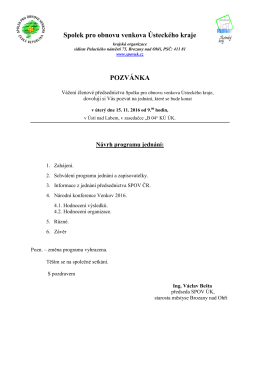 zde... (PDF 295 kB) - Spolek pro obnovu venkova &Uacute;steck&eacute;ho kraje