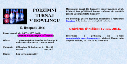 podzimní turnaj - Camping club Rožnov