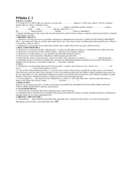 Př&iacute;loha č. 1 - Informačn&iacute; syst&eacute;m