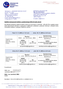 Hlavičkov&yacute; pap&iacute;r KHSSTC - Hygienick&aacute; stanice hlavn&iacute;ho města Prahy