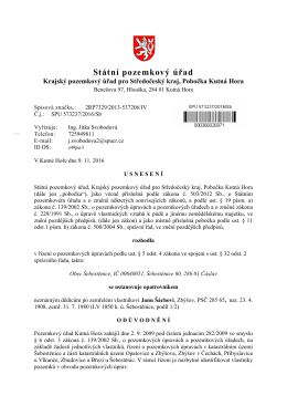 St&aacute;tn&iacute; pozemkov&yacute; &uacute;řad