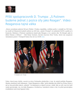 Příští spolupracovník D. Trumpa