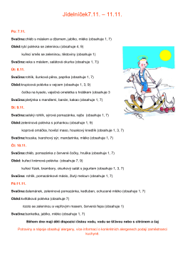 J&iacute;deln&iacute;ček 7. 11.