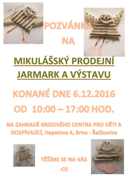 POZVANKA JARMARK