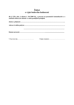 Ž&aacute;dost o v&yacute;pis bodov&eacute;ho hodnocen&iacute;, soubor typu pdf