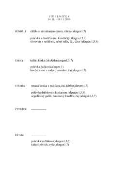 Jídelníček 14.