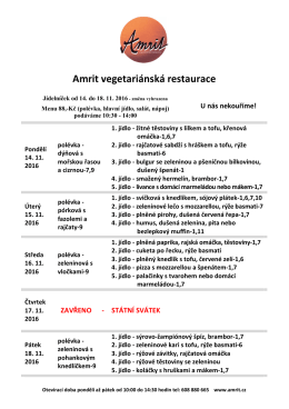 Amrit vegetariánská restaurace