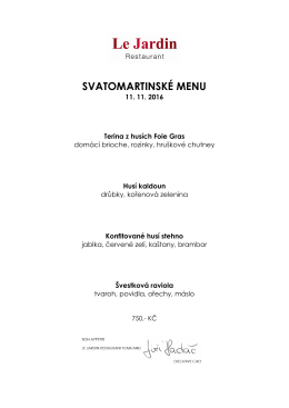 svatomartinsk&eacute; menu